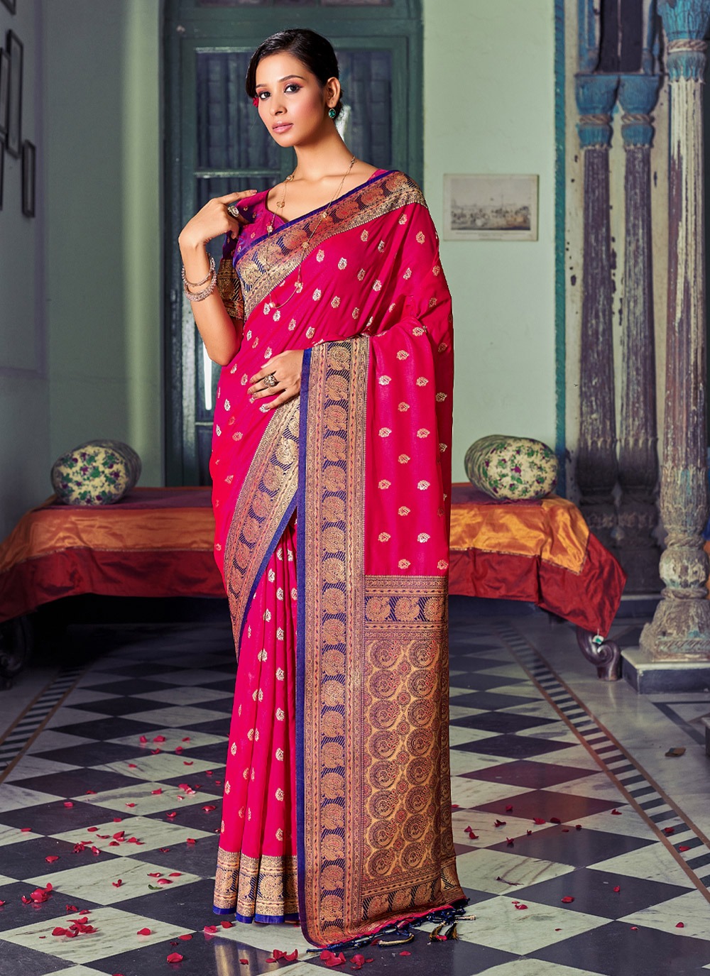 SANGAM SAREES BANARASI SILK